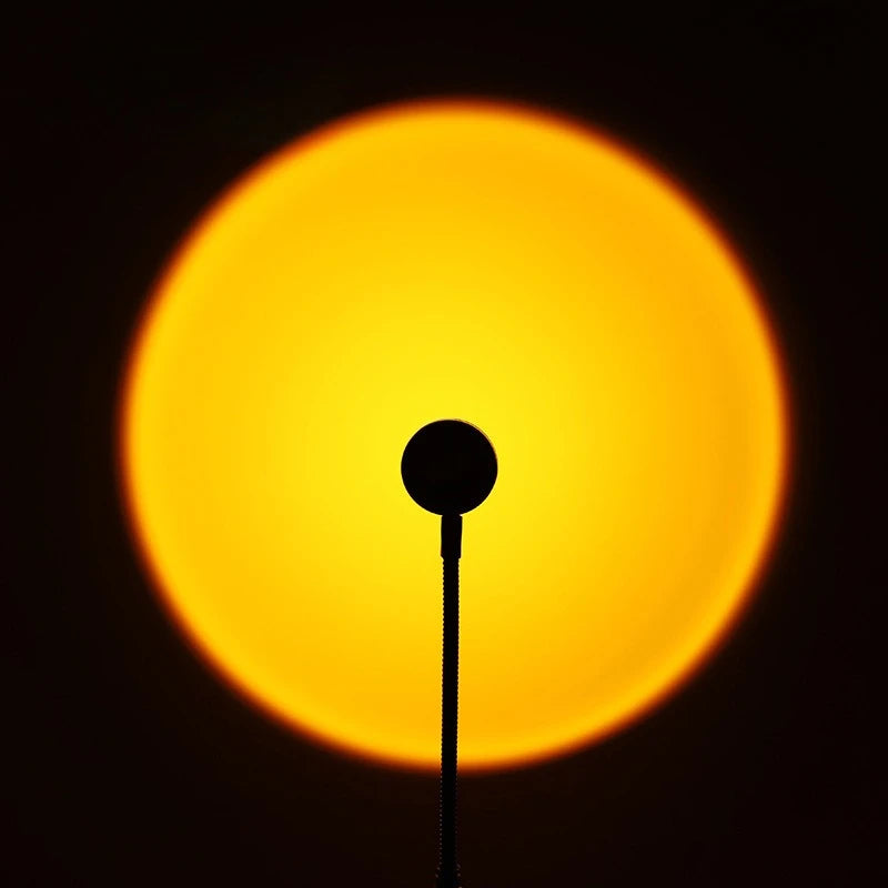 Sunset Projection Lamp, USB Home Decoration Atmosphere Lamp, Multi-angle Rotatable, Suitable for Home Living Room and Bedroom